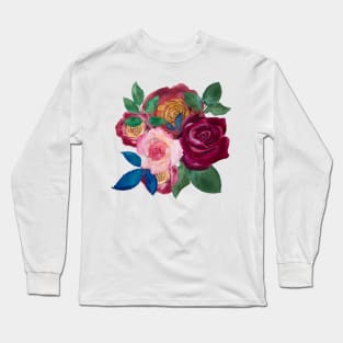 Rose Jewels vintage bouquet Long Sleeve T-Shirt